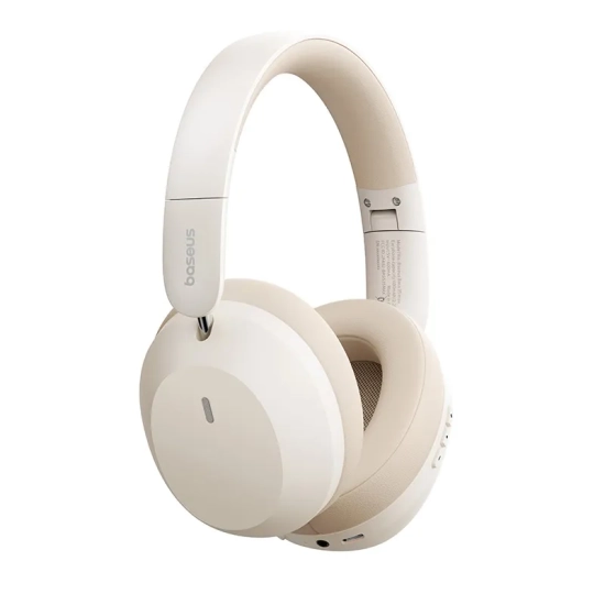 Baseus Słuchawki nauszne Bass 35 Max białe Bluetooth 5.3