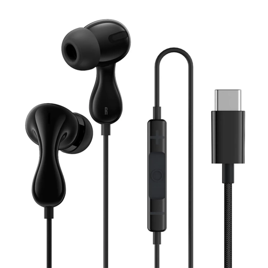 Baseus Słuchawki Encok CZ20 USB-C Hi-Res czarne