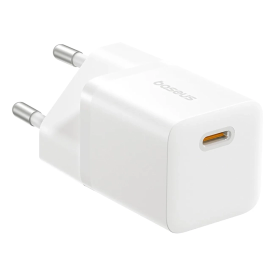 Baseus Ładowarka sieciowa GaN5 Mini 25 W USB-C biała