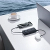 Baseus Free2Pull powerbank 10000 mAh 30 W zwijany kabel czarny
