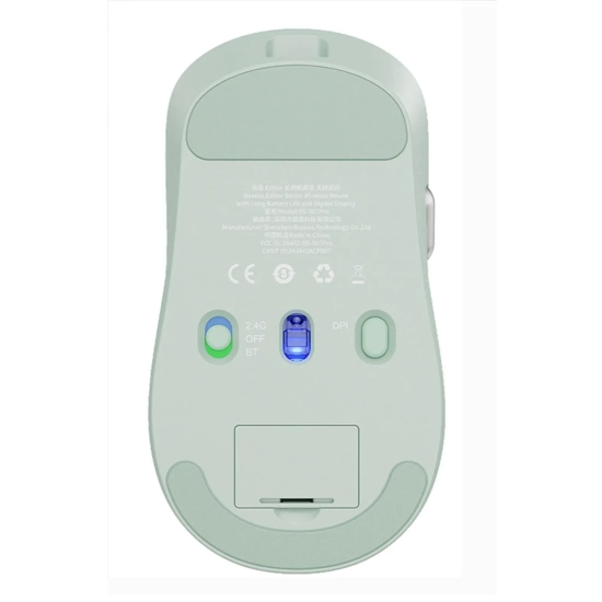 Mysz bezprzewodowa z akumulatorem wskaźnikiem baterii 4000DPI 800mAh