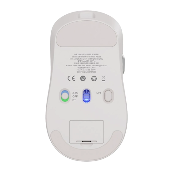 Baseus Mysz bezprzewodowa Editor 4000 DPI Bluetooth biała
