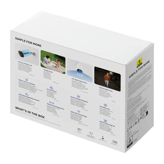 Baseus Kamera zewnętrzna Security B1 8 GB Wi-Fi 7800 mAh