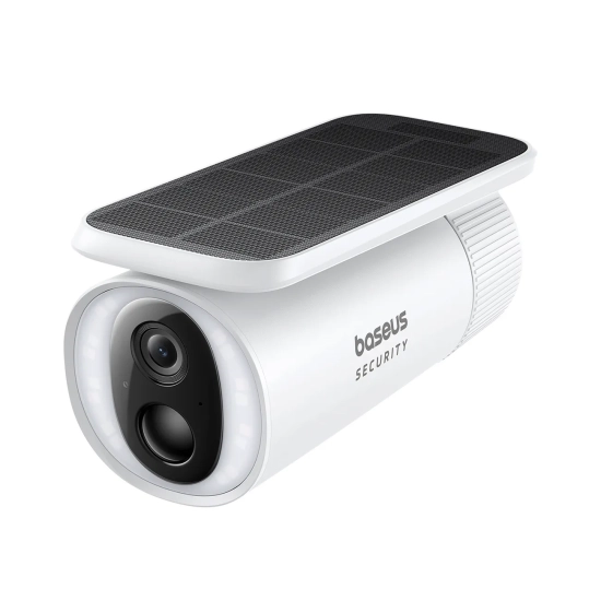Kamera solarna Baseus Security S1 2K 8GB 400 lm biała – zdjęcie główne dokładnego wariantu produktu.