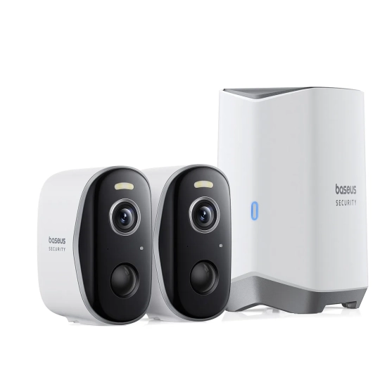 Zestaw monitoringu Baseus Security N1 2K 2 kamery 16GB – zdjęcie główne dokładnego wariantu produktu.