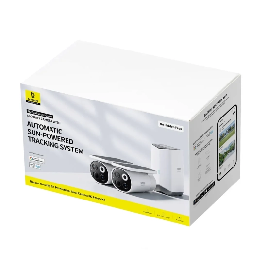 Zestaw monitoringu Baseus Security S1 Pro Dual 3K 2 kamery