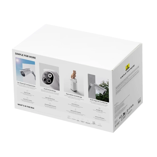 Baseus Security S1 Pro Dual zestaw monitoringu 3K solarny biały