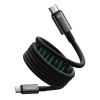 Kabel Baseus Tungsten Gold Magnetic USB-C – USB-C 100W 1 m czarny