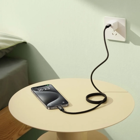 Baseus Tungsten Gold Magnetic USB-C – USB-C 100 W 1 m czarny
