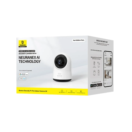 Kamera wewnętrzna Baseus Security P1 Pro 3K Wi-Fi biała