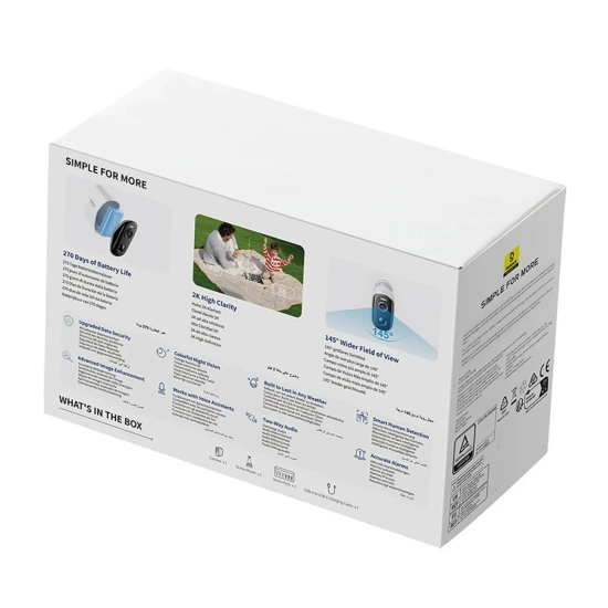 Kamera zewnętrzna Baseus Security N1 Plus 2K Wi-Fi