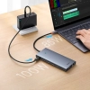 Hub USB-C Baseus PortalJoy 13w1 HDMI DP VGA RJ45 szary