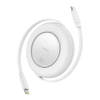 Baseus Free2Pull Mini USB-C – USB-C 100 W 2 m biały