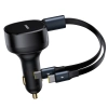 Baseus Ładowarka samochodowa Enjoyment 33 W 2x USB-C czarna