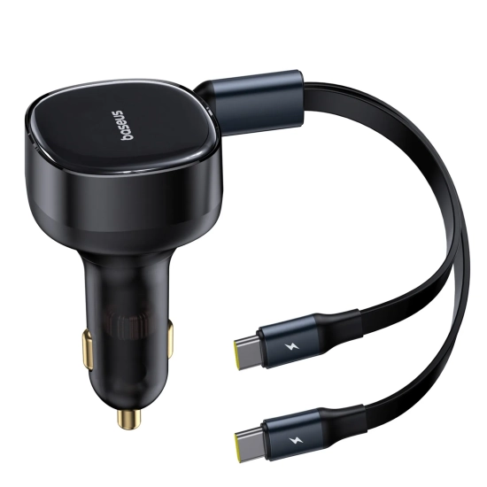 Baseus Ładowarka samochodowa Enjoyment 33 W 2x USB-C czarna