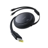 Baseus Bright Mirror Series zwijany USB-C – 2× USB-C 100 W 1 m czarny