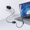 Baseus Bright Mirror Series zwijany USB-C – 2× USB-C 100 W 1 m czarny