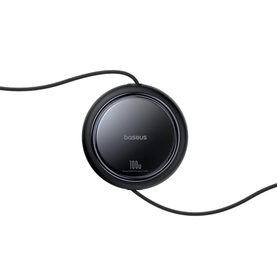 Baseus Bright Mirror Series zwijany USB-C – 2× USB-C 100 W 1 m czarny