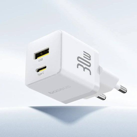Ładowarka sieciowa Palm 30W USB-C USB-A - biała