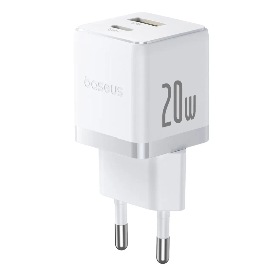 Ładowarka sieciowa Palm 20W USB-C USB-A - biała