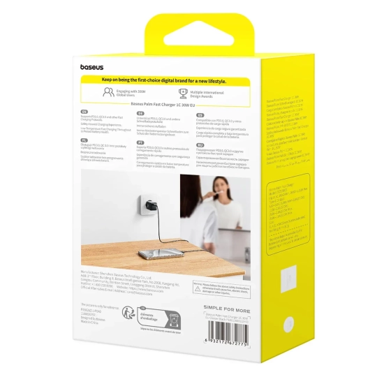 Ładowarka sieciowa Palm 30W USB-C - biała