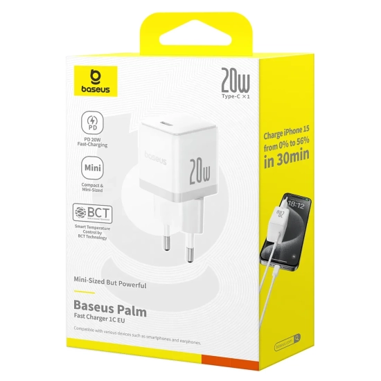 Ładowarka sieciowa Palm 20W USB-C - biała