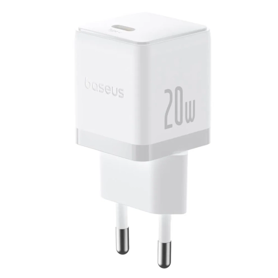 Baseus Palm ładowarka sieciowa 20W USB-C biała — wariant produktu marki Baseus, kolor biały, moc do 20W.