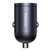 Ładowarka samochodowa USB-A USB-C 30W - czarna
