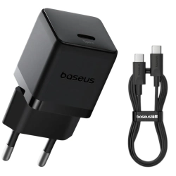Baseus Palm ładowarka sieciowa 20W USB-C czarna — wariant produktu marki Baseus, kolor czarny, moc do 20W.