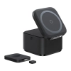 Baseus Ładowarka bezprzewodowa MagPro 3w1 25 W MagSafe czarna