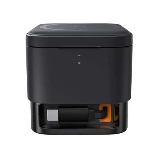 Ładowarka indukcyjna 3w1 do telefonu smartwatcha MagSafe 25W - czarna