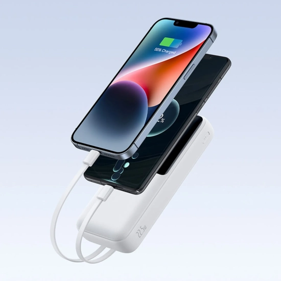 Baseus Powerbank LiPow 20000 mAh 22,5 W biały