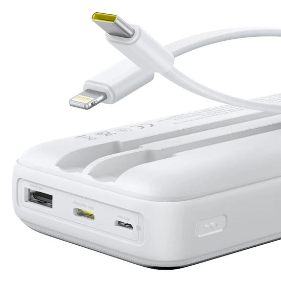 Baseus Powerbank LiPow 20000 mAh 22,5 W biały