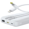 Powerbank 10000mAh 22.5W Lipow z wbudowanymi kablami USB-C iPhone