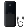 Powerbank 10000mAh 22.5W z wyświetlaczem kablami USB-C iPhone Lightning