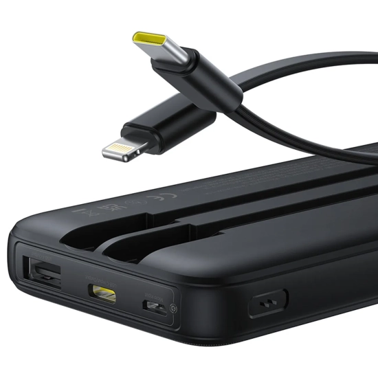 Baseus Lipow powerbank 10000 mAh 22.5 W czarny