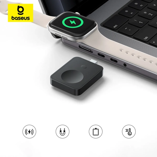Baseus MagPro ładowarka Apple Watch 2.5 W czarna
