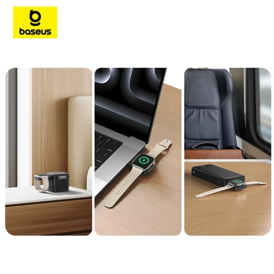 Baseus MagPro ładowarka Apple Watch 2.5 W czarna