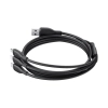 Baseus Kabel P10376303121-01 USB-A–Micro USB/Lightning/USB-C 0,8 m czarny