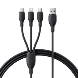 Kabel Baseus P10376303121-01 USB-A–Micro USB/Lightning/USB-C 0,8 m czarny – produkt w dokładnym wariancie wskazanym kode