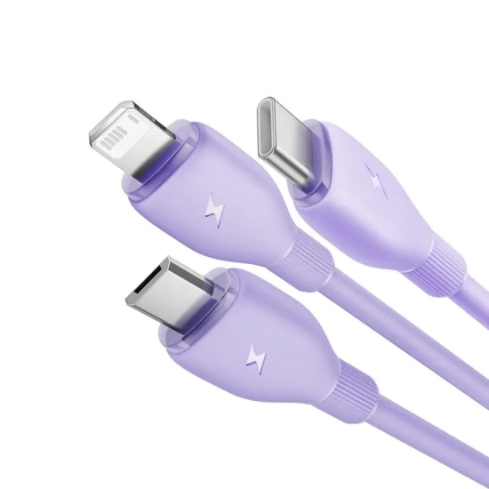 Baseus Kabel P10376303511-00 USB-A–Micro USB/Lightning/USB-C 1,3 m