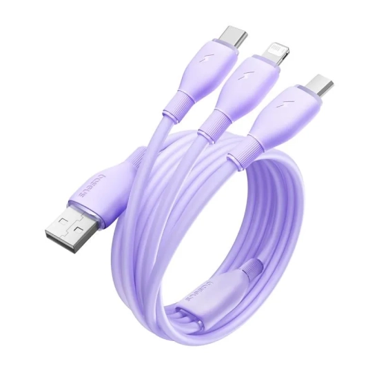 Baseus Kabel P10376303511-00 USB-A–Micro USB/Lightning/USB-C 1,3 m