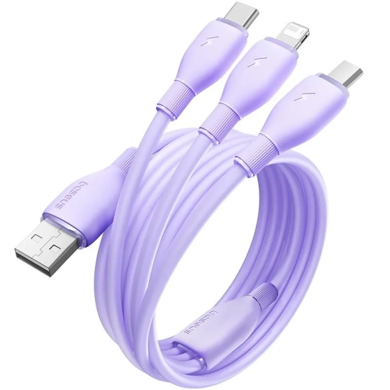 Baseus Kabel P10376303511-00 USB-A–Micro USB/Lightning/USB-C 1,3 m