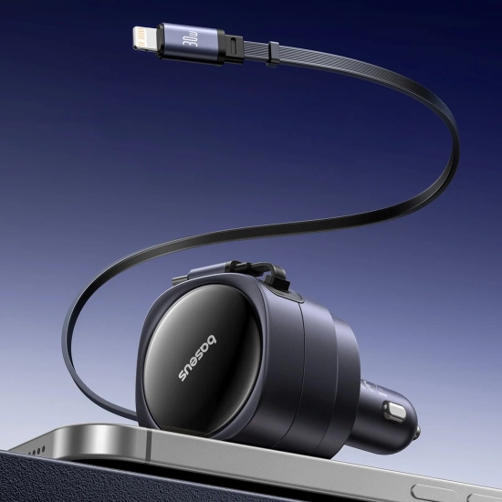 Baseus Ładowarka samochodowa Enjoyment Max 60 W USB-C Lightning