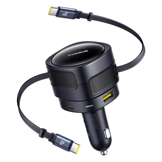 Baseus Ładowarka samochodowa Enjoyment Max 90 W USB-C USB-A