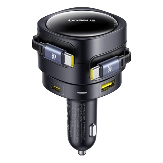 Baseus Ładowarka samochodowa Enjoyment Max 90 W USB-C USB-A