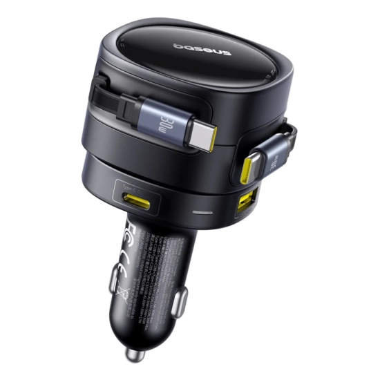 Baseus Ładowarka samochodowa Enjoyment Max 90 W USB-C USB-A