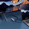Baseus Hub USB-C Metal Gleam 7w1 HDMI 4K 60 Hz szary