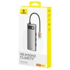 Baseus Hub USB-C Metal Gleam 7w1 HDMI 4K 60 Hz szary