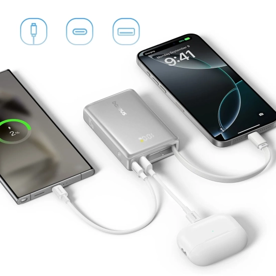Baseus Powerbank PicoGo P10076803853-00 10000 mAh 45 W szary